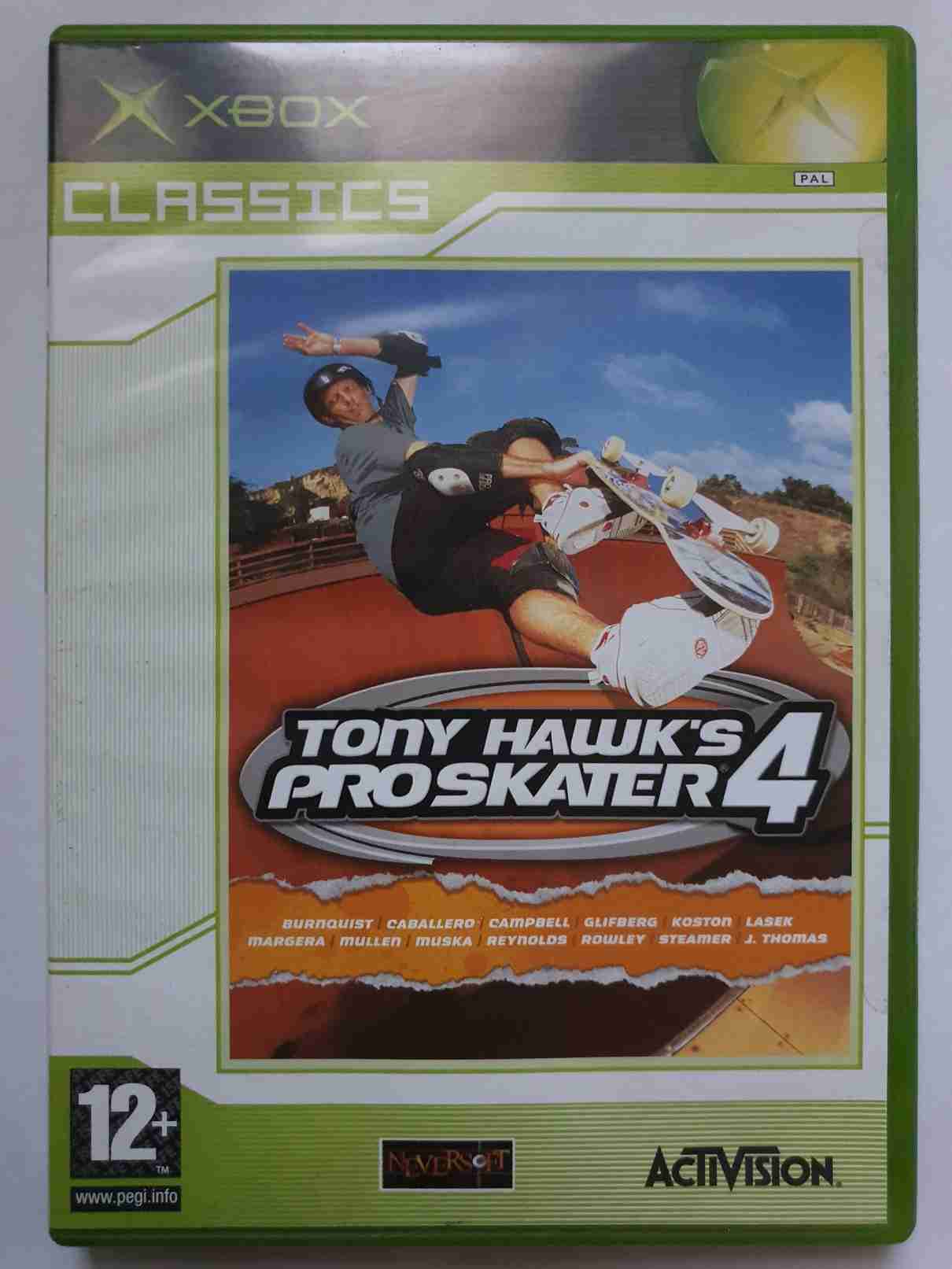TONY HAWK,S PRO SKATER 4 -EN- CLASSICS-