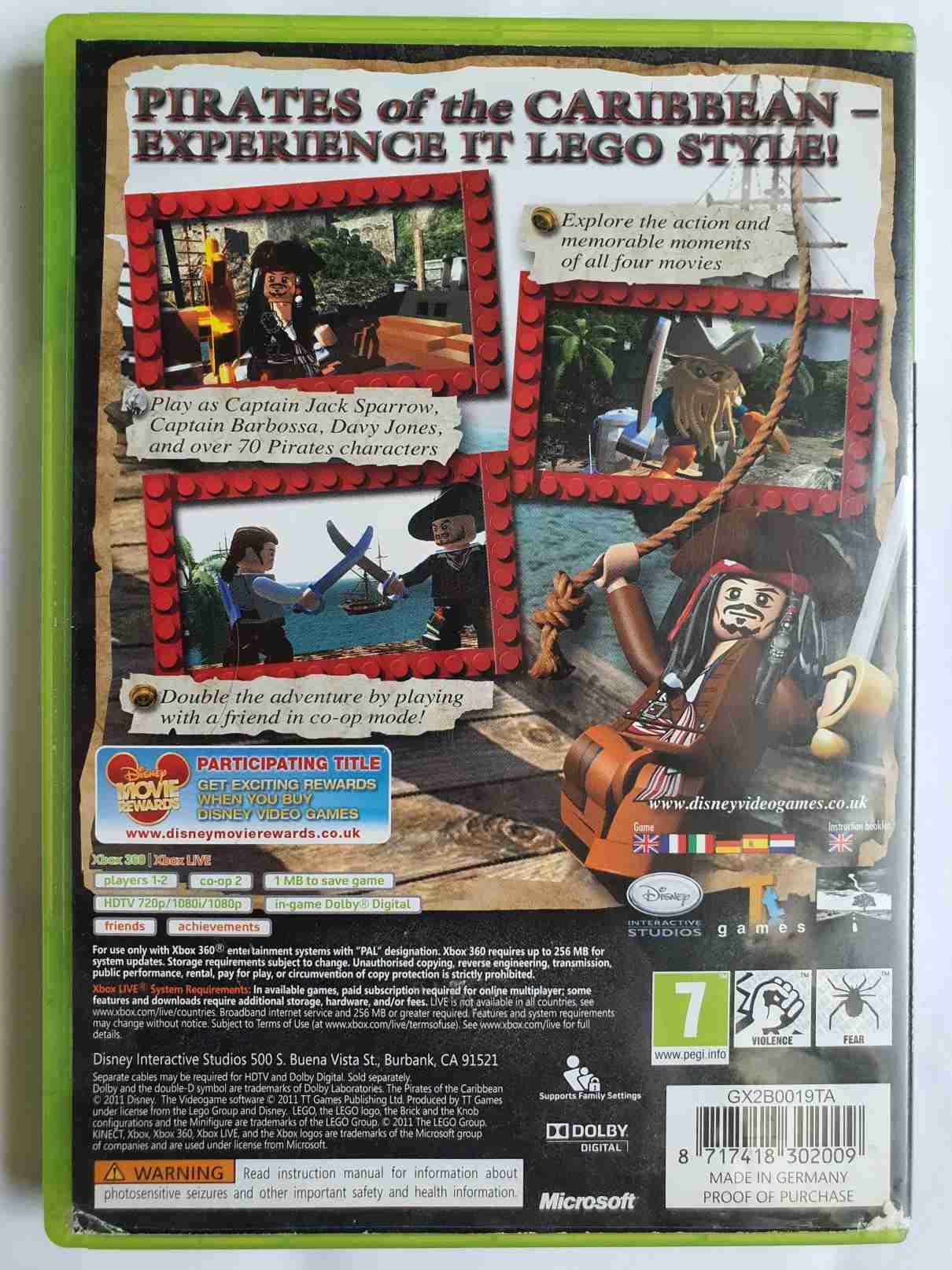 LEGO PIRATES OF THE CARIBBEAN -THE VIDEO GAME-EN-
