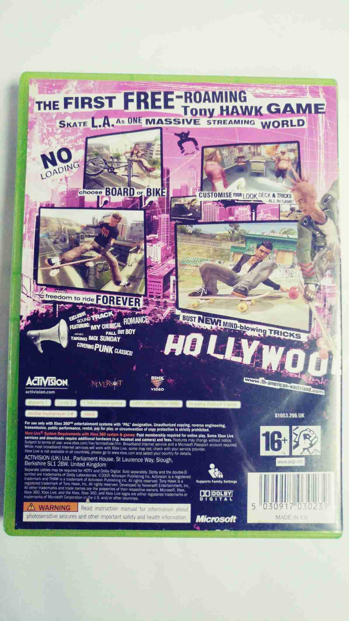 TONY HAWK S AMERIKAN WASTELAND -EN-