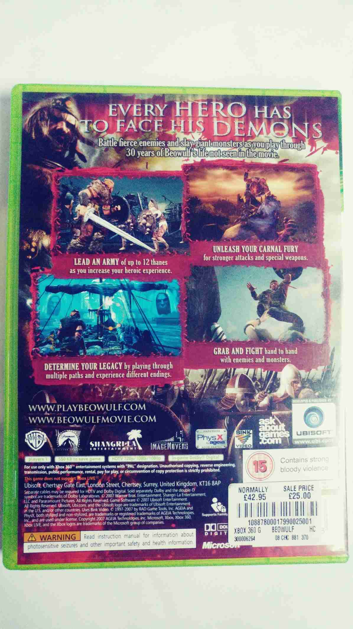 BEOWULF THE GAME -EN-