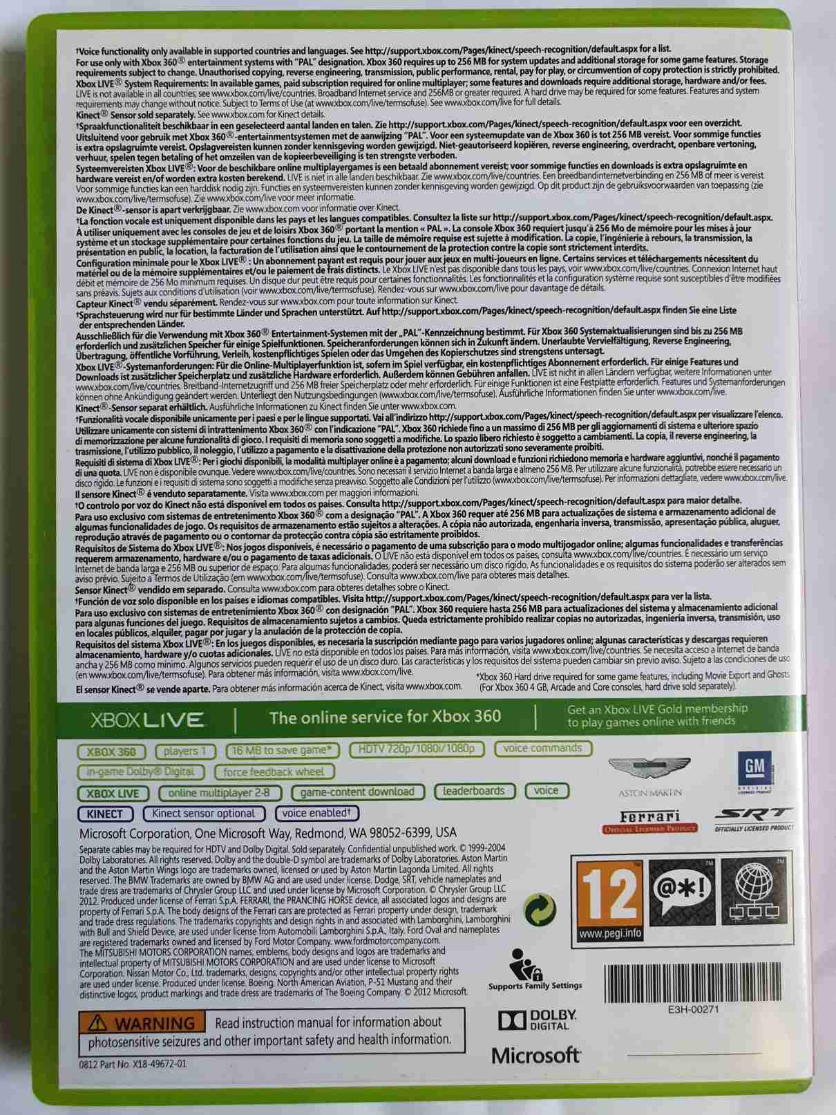 FORZA HORIZON -EN-KINECT-