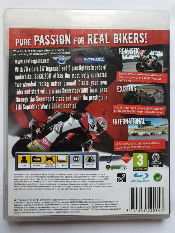 SBK 2011 FIM SUPERBIKE WORLD CHAMPIONSCHIP -EN-