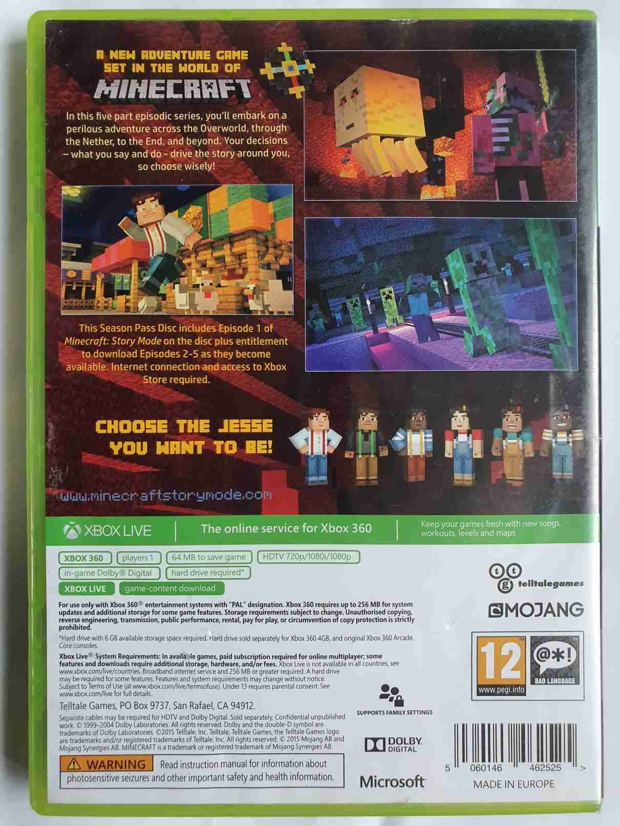 MINECRAFT STORY MODE -EN-