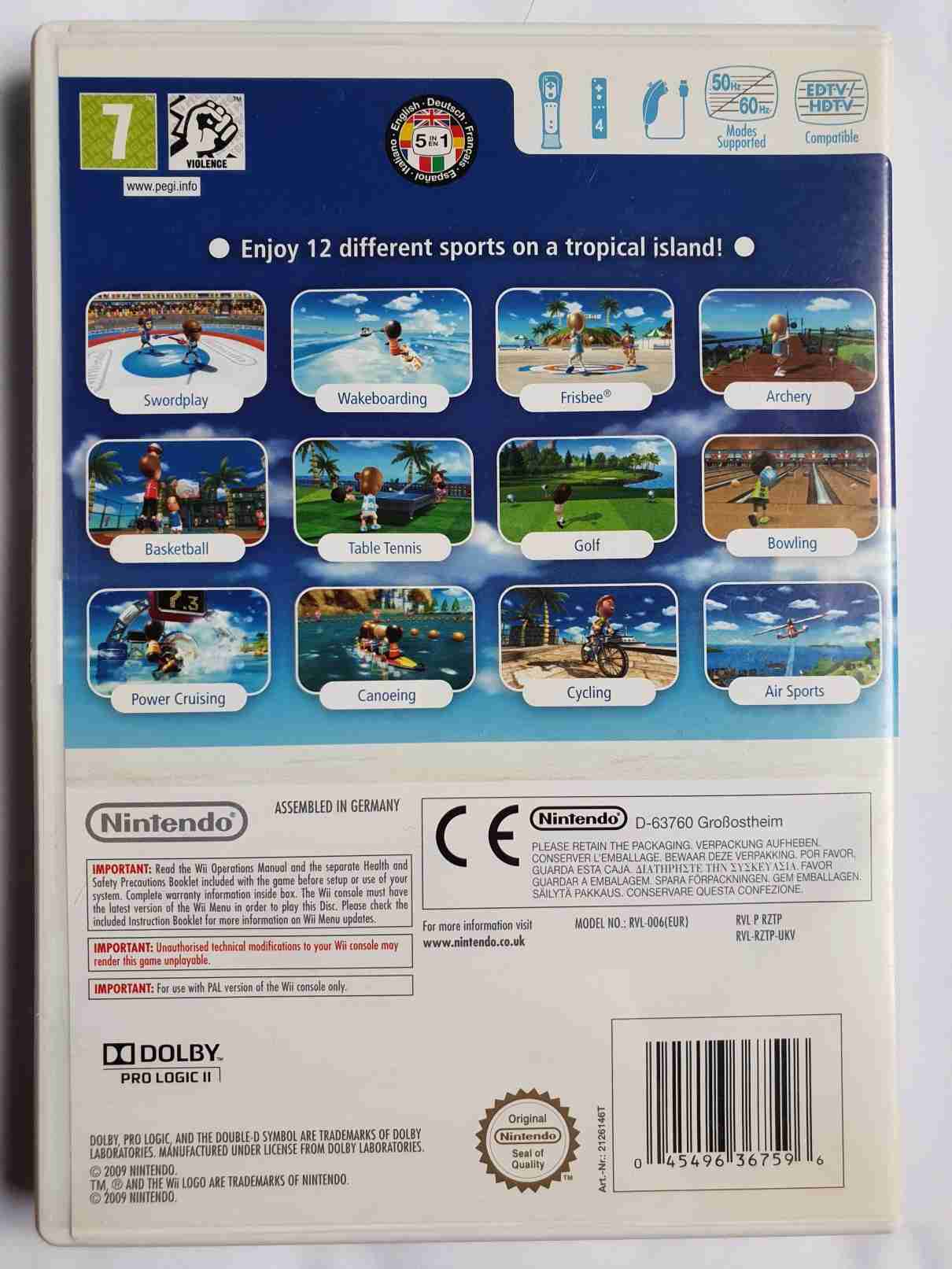 WII SPORTS RESORT -EN-