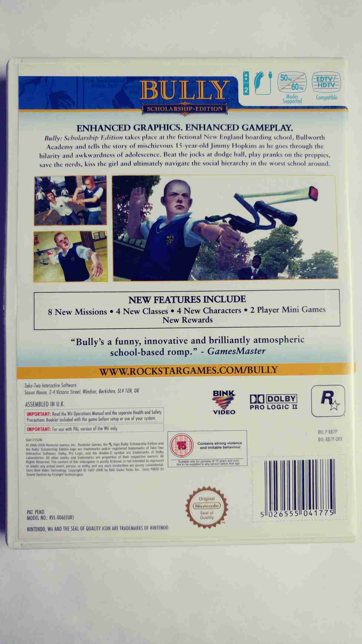 BULLY SCHOLARSHIP EDITION -EN-