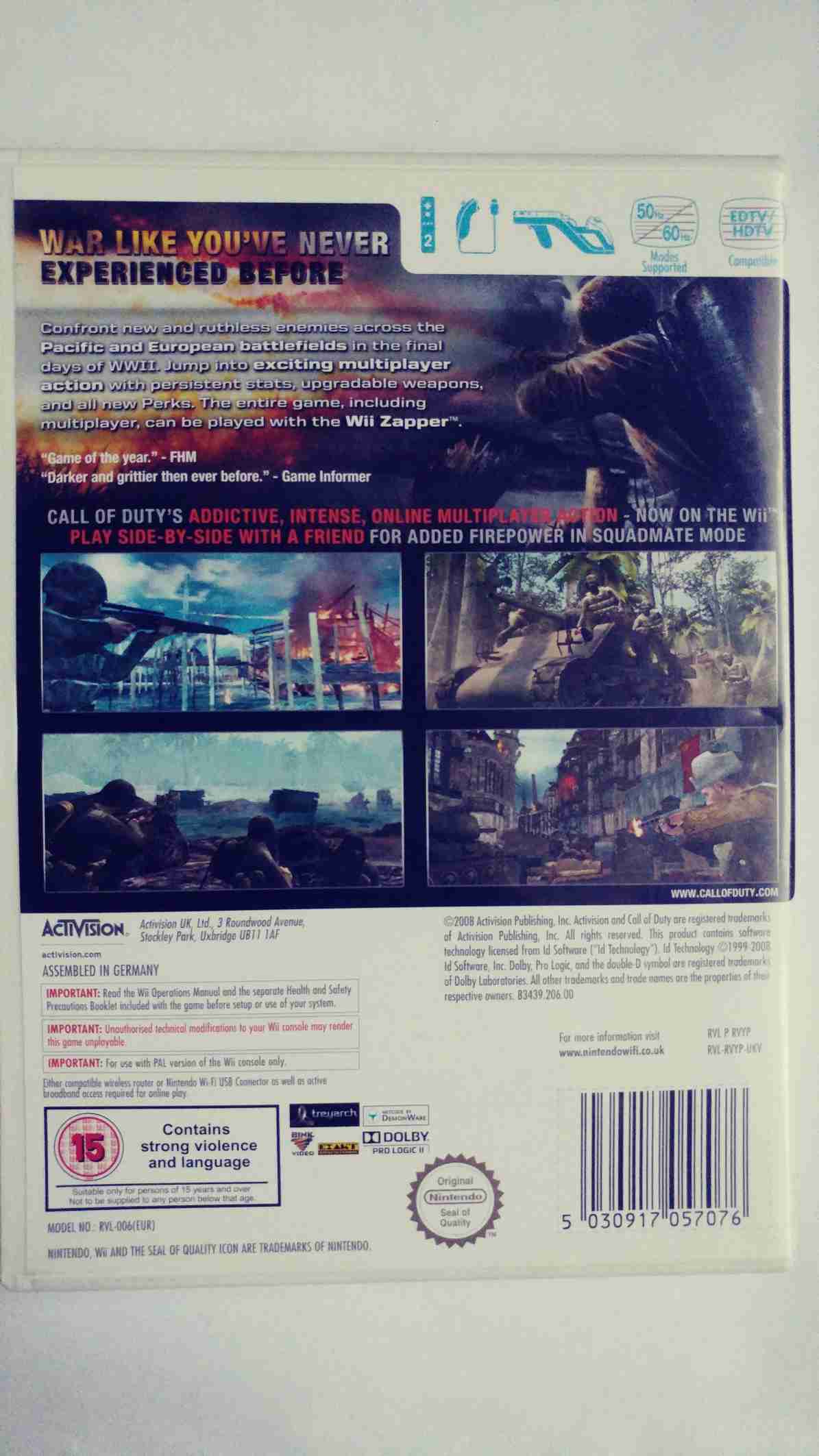 CALL OF DUTY WORLD AT WAR-EN-