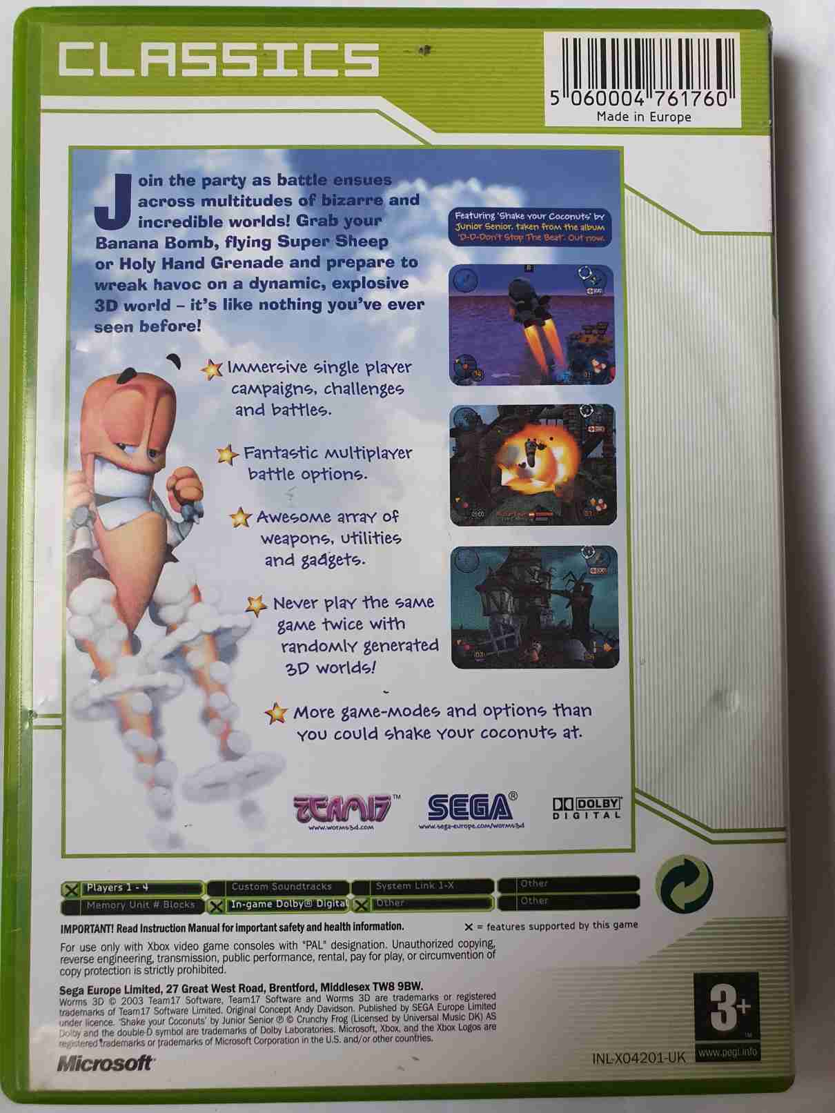 WORMS 3D-EN-CLASSICS