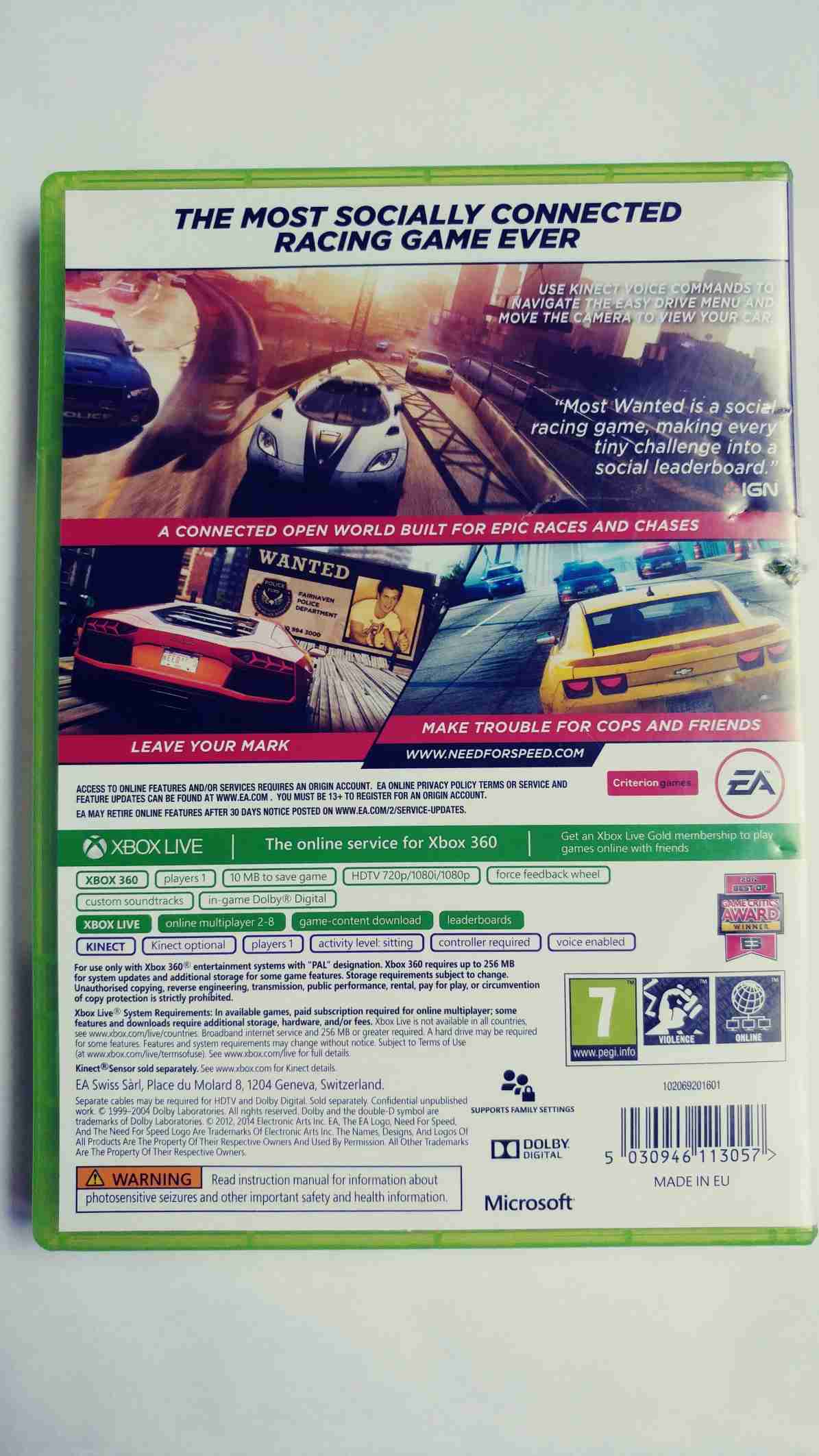 NEED FOR SPEED MOST WANTED-EN-
