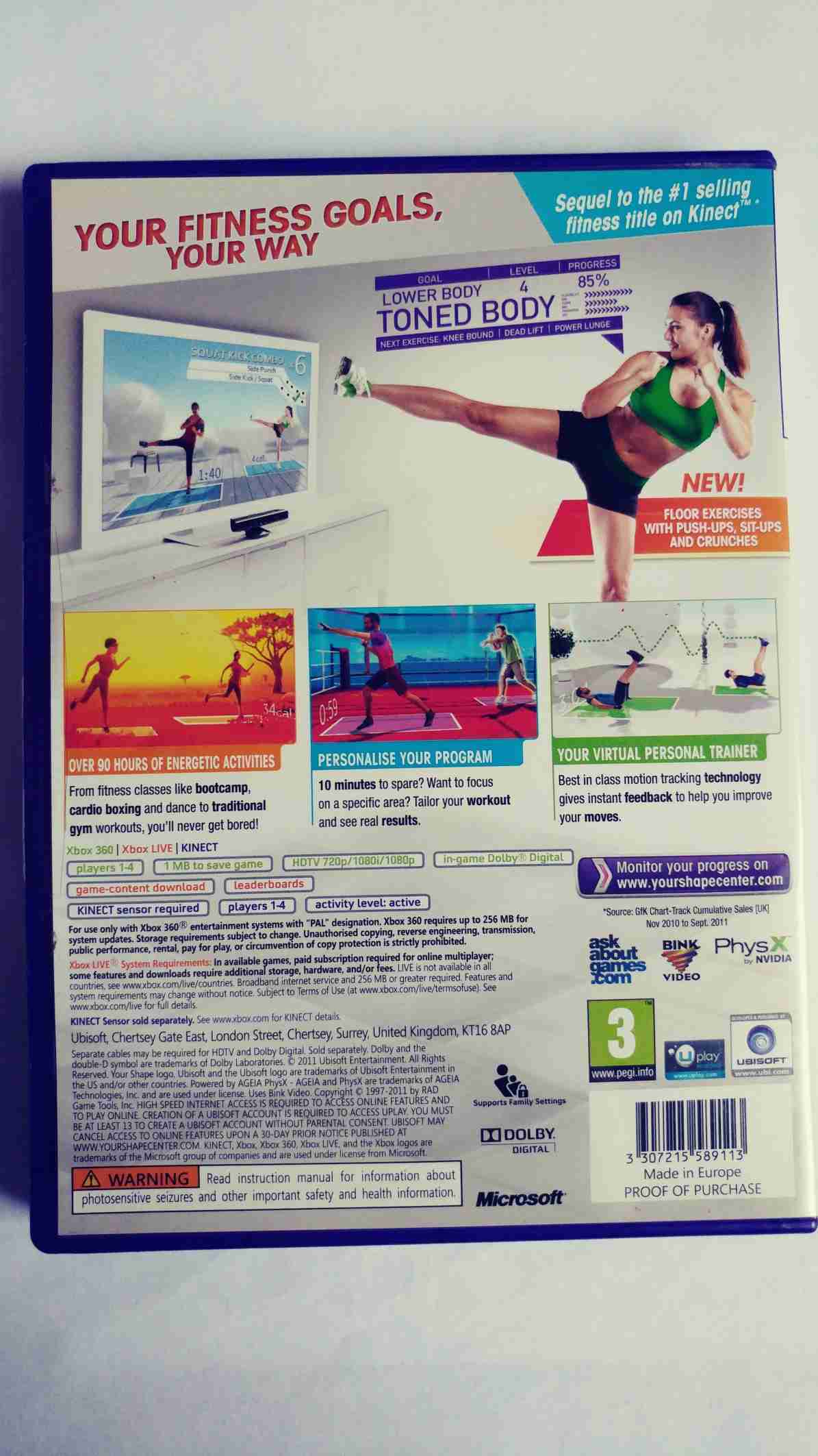 YOUR SHAPE FITNES EVOLVED 2012-EN-