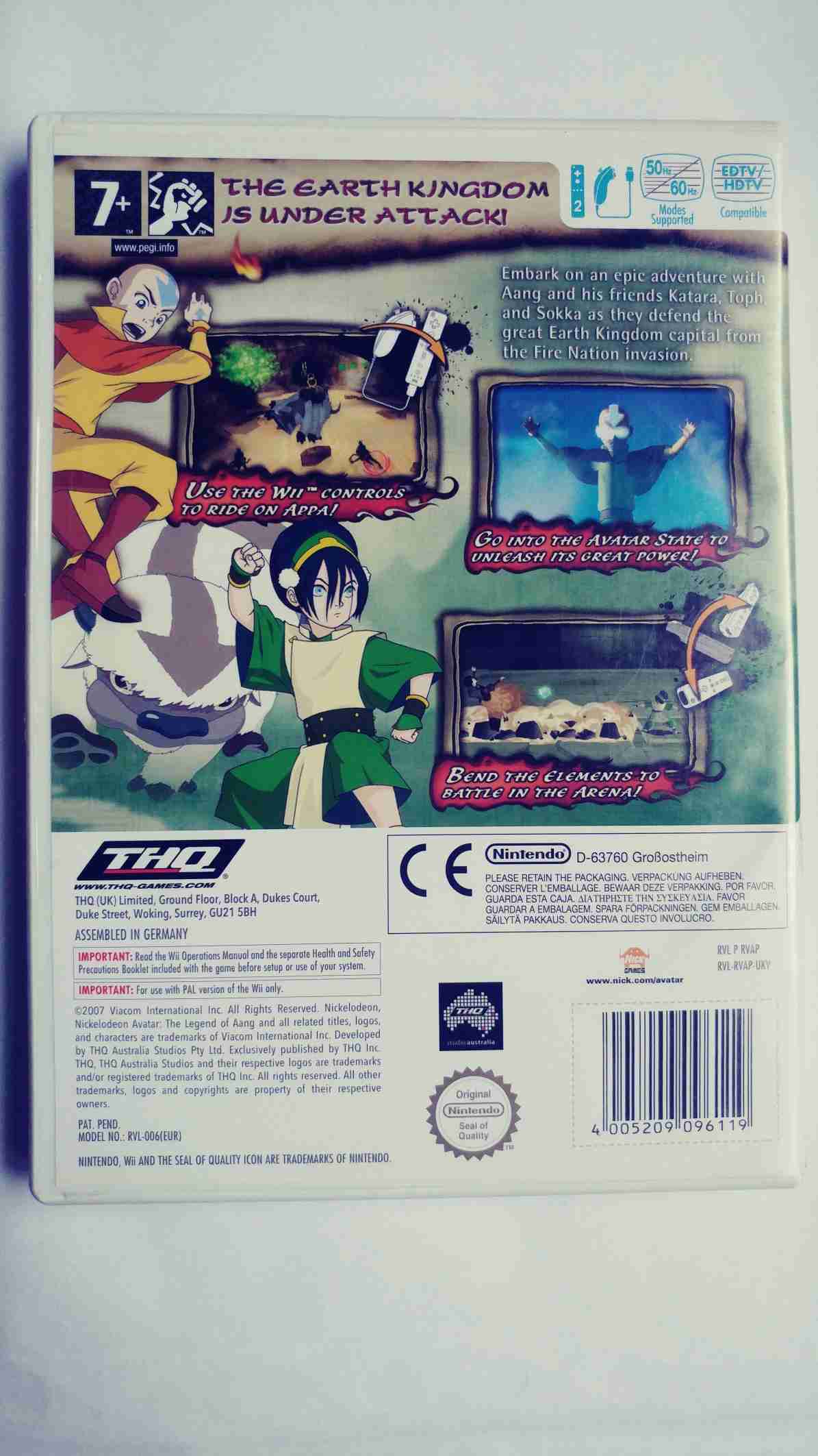 AVATAR THE LEGEND OF AANG-THE BURNING EARTH-EN