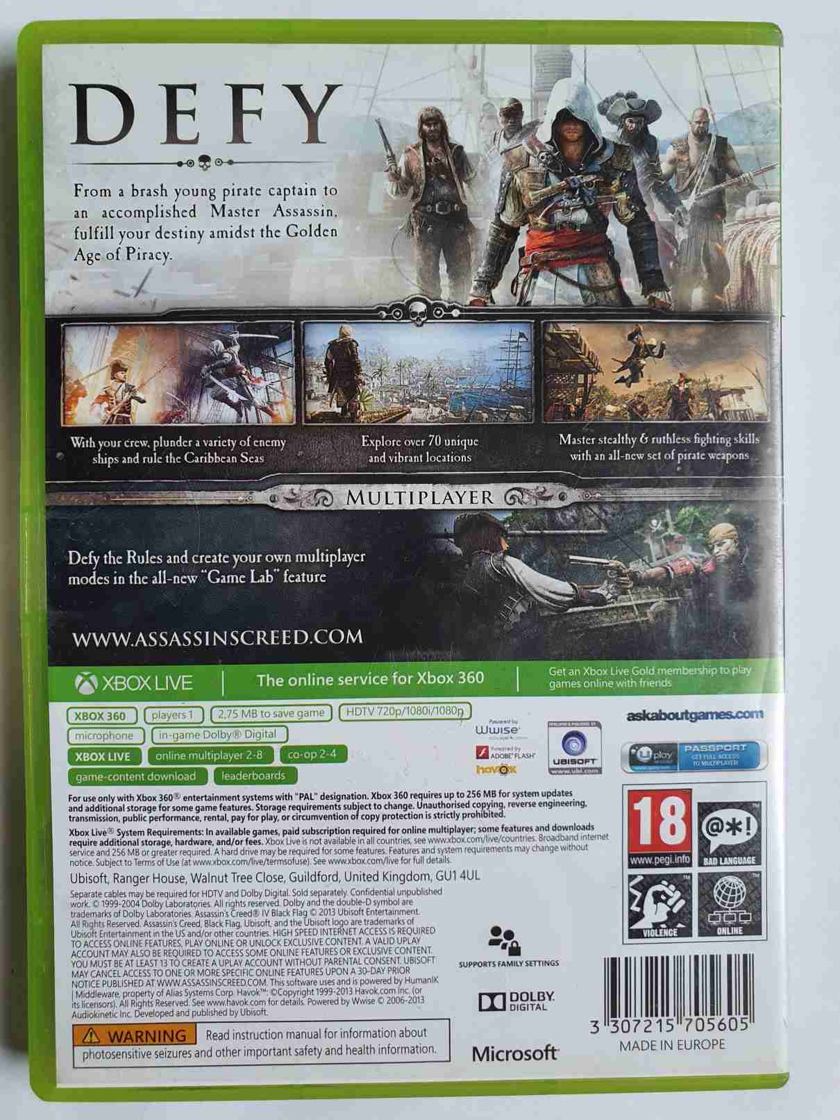 ASSASSIN,S CREED 4 BLACK FLAG-EN-