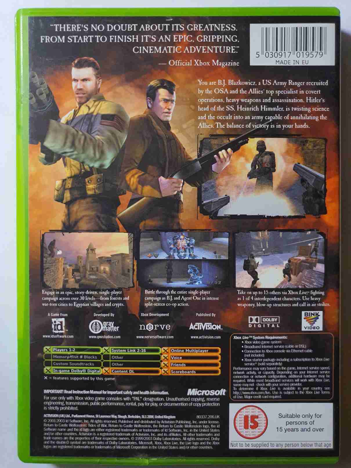 Retrurn to Castle Wolfenstein Tides of War-EN-
