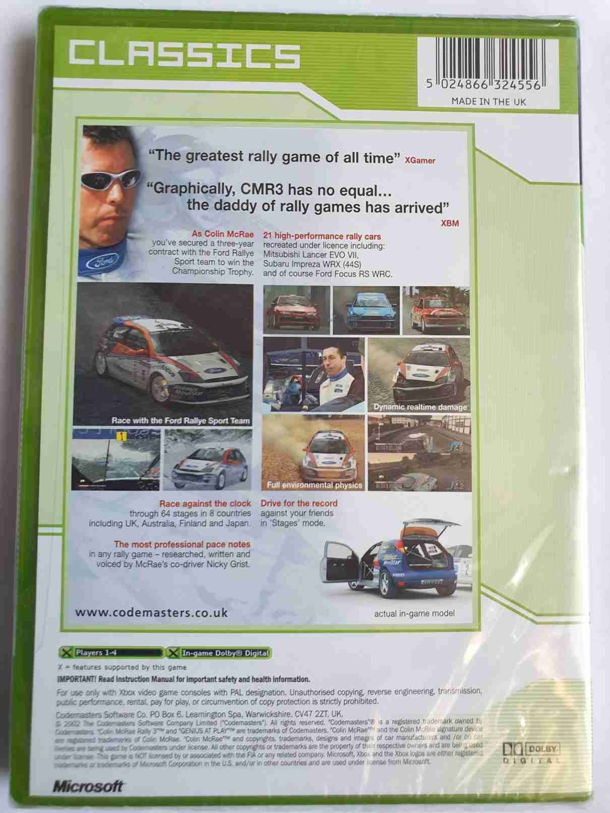COLIN MCRAE RALLY 3 -EN-