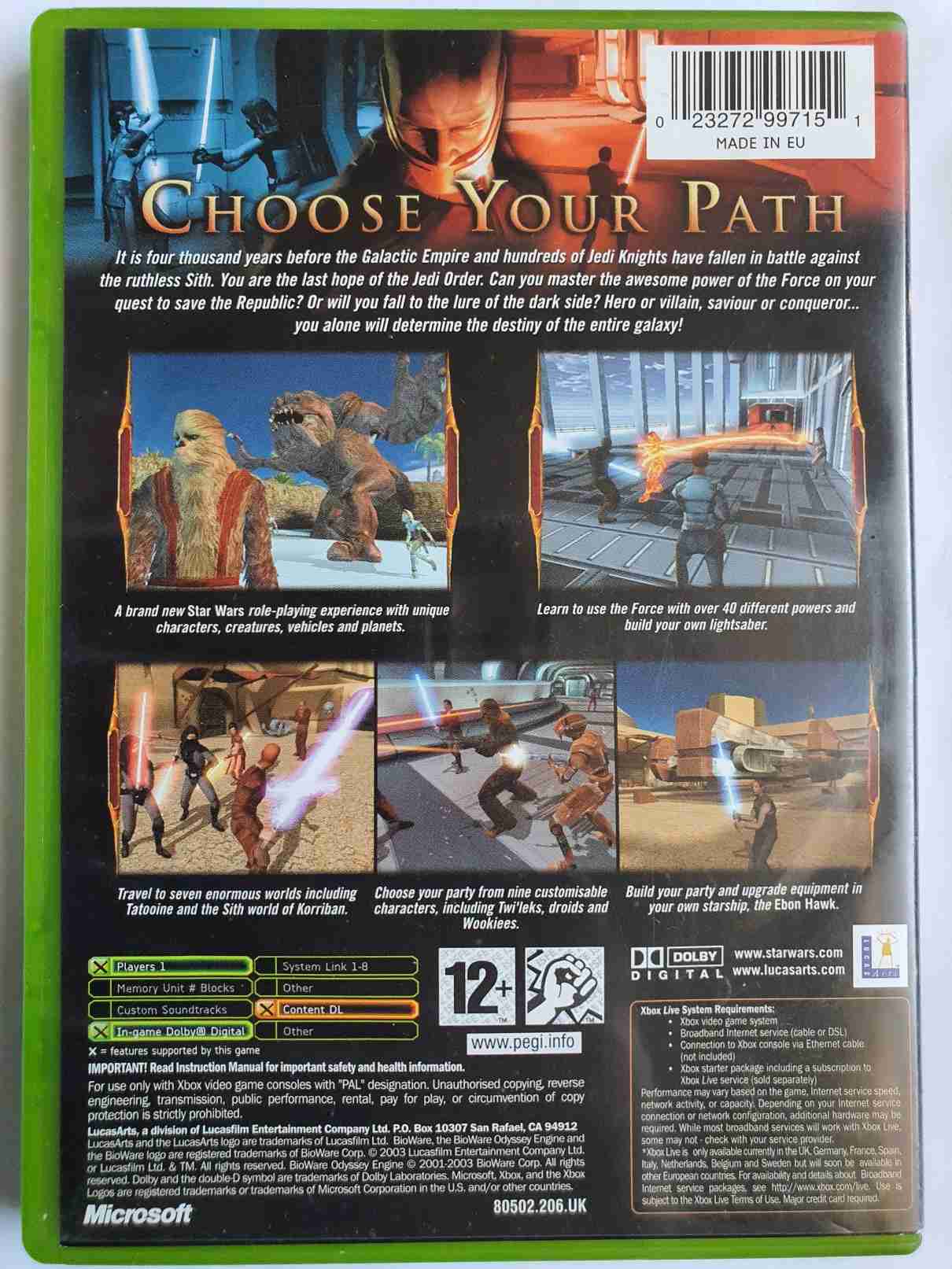 STAR WARS KNIGHTS OF THE OLD REPUBLIC-EN-