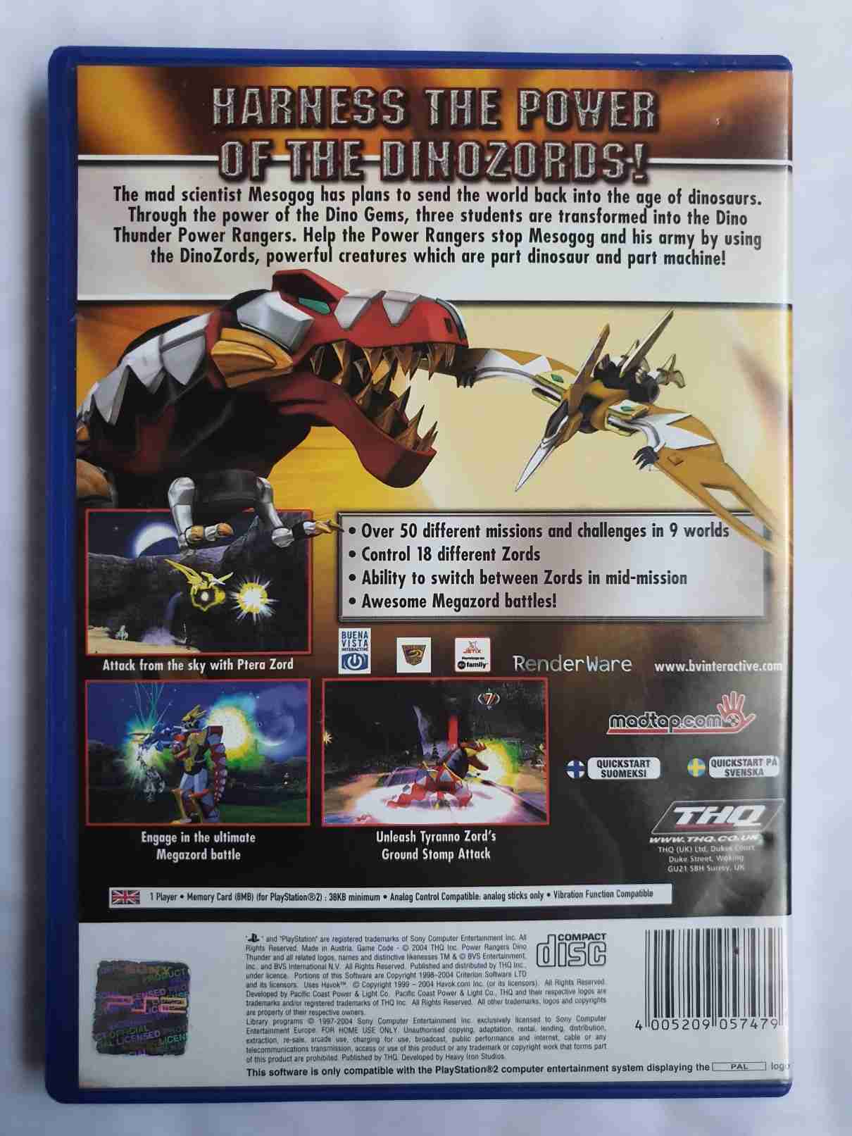 POWER RANGERS-DINO THUNDER-EN-