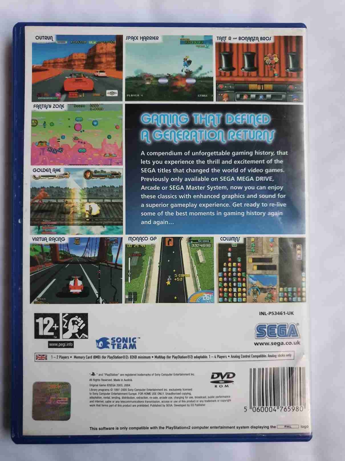 SEGA CLASSIC COLLECTION-EN-