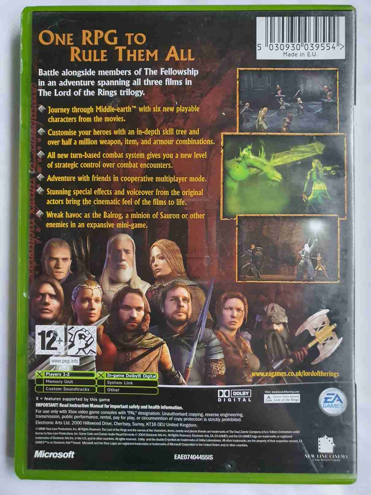 THE LORD OF THE RING -THE THIRD AGE-EN-