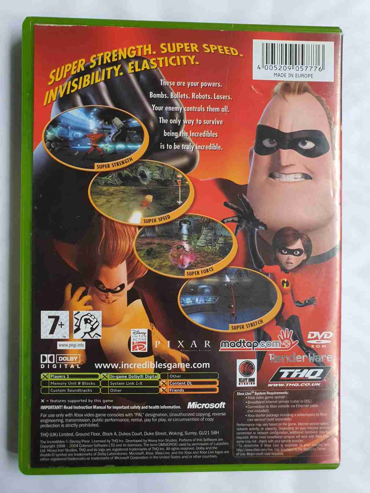 THE INCREDIBLES-EN-