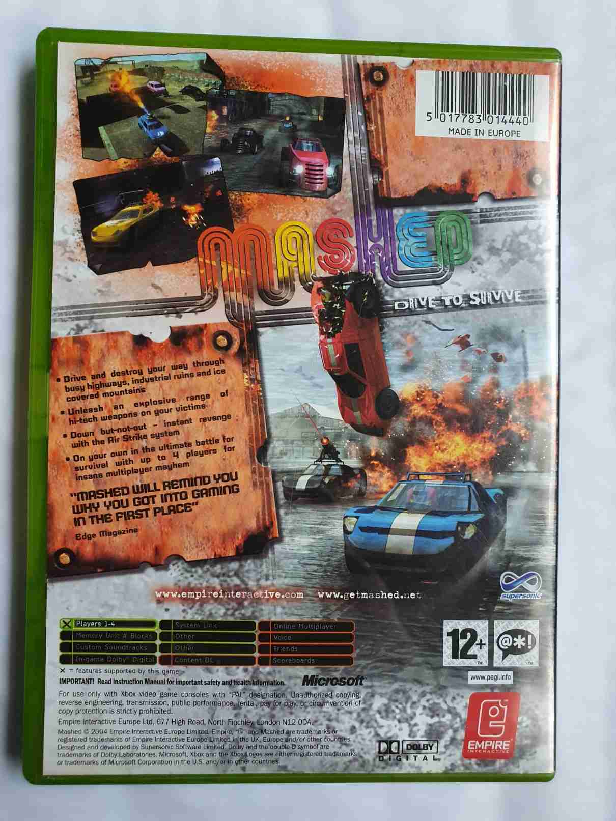 MASHED DRIVE TO SURVIVE-EN-