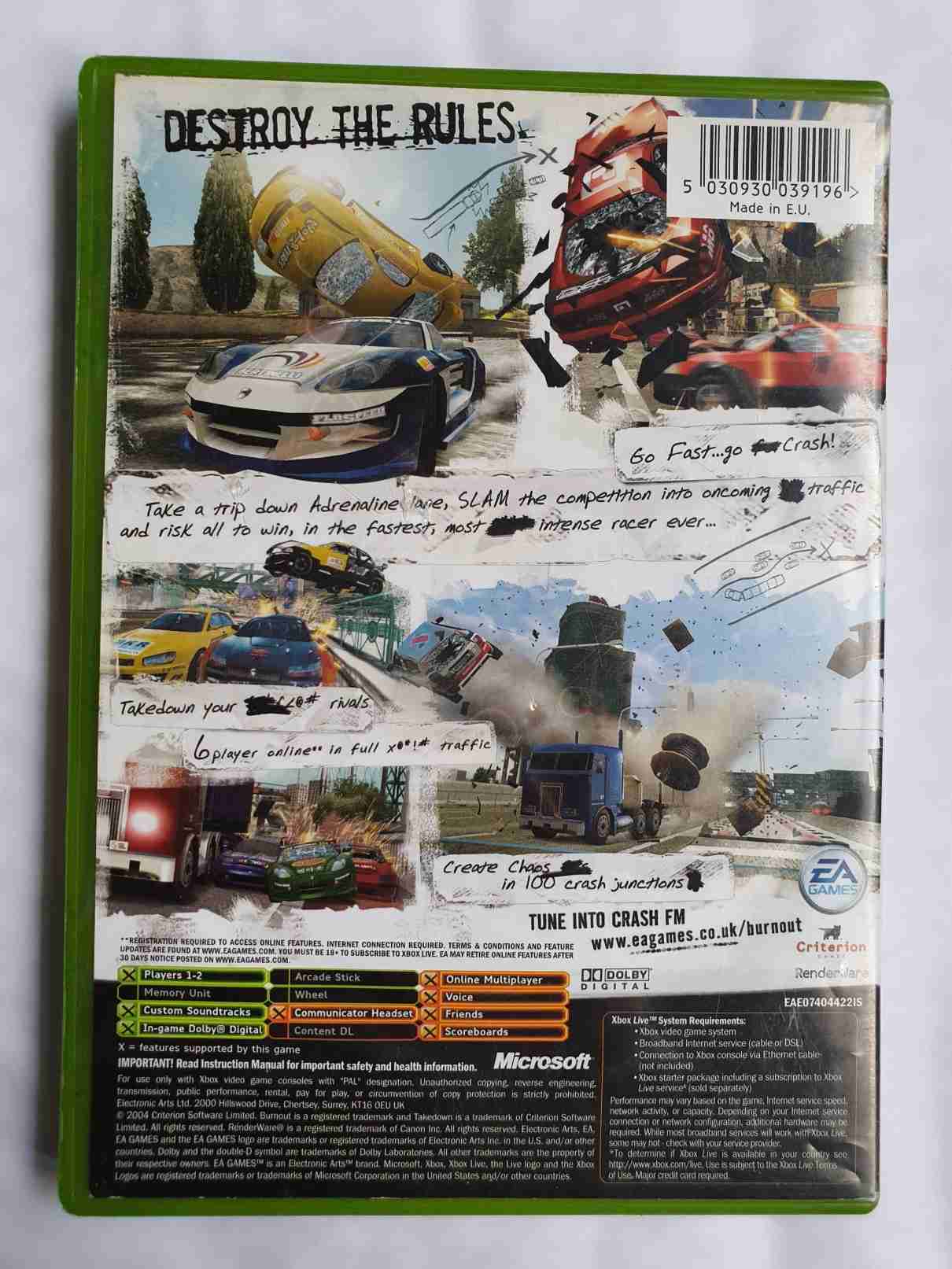 BURNOUT 3 TAKEDOWN-EN-