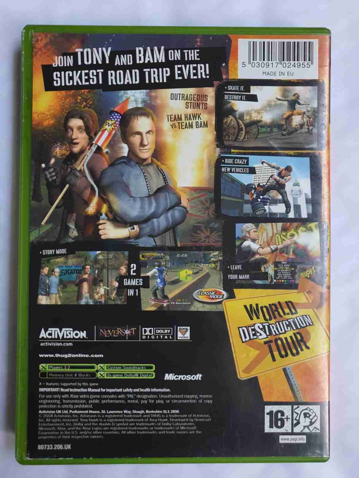 TONY HAWK,S UNDERGROUND 2-EN-