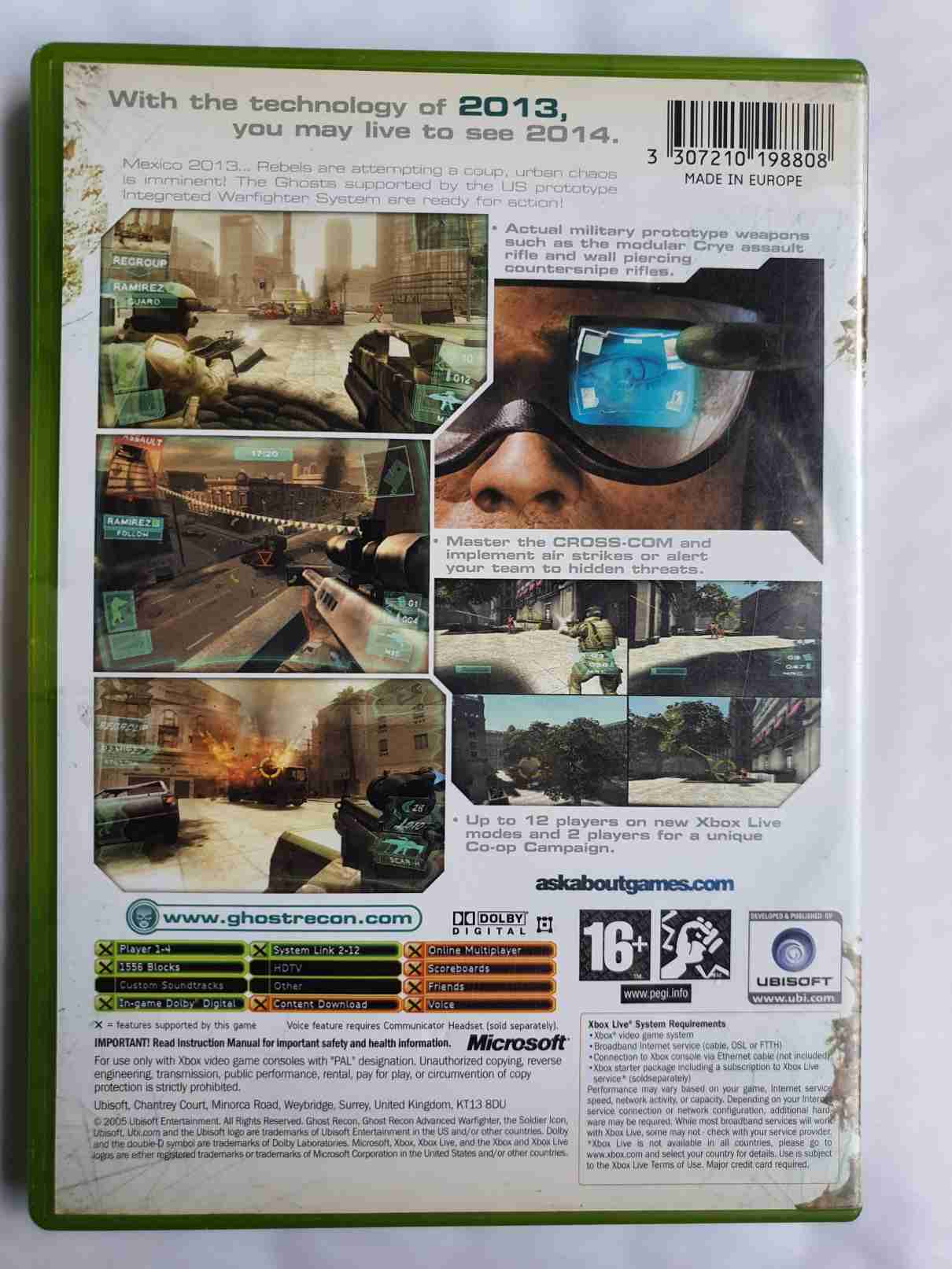 GHOST RECON ADVANCED WARFIGHTER-EN-