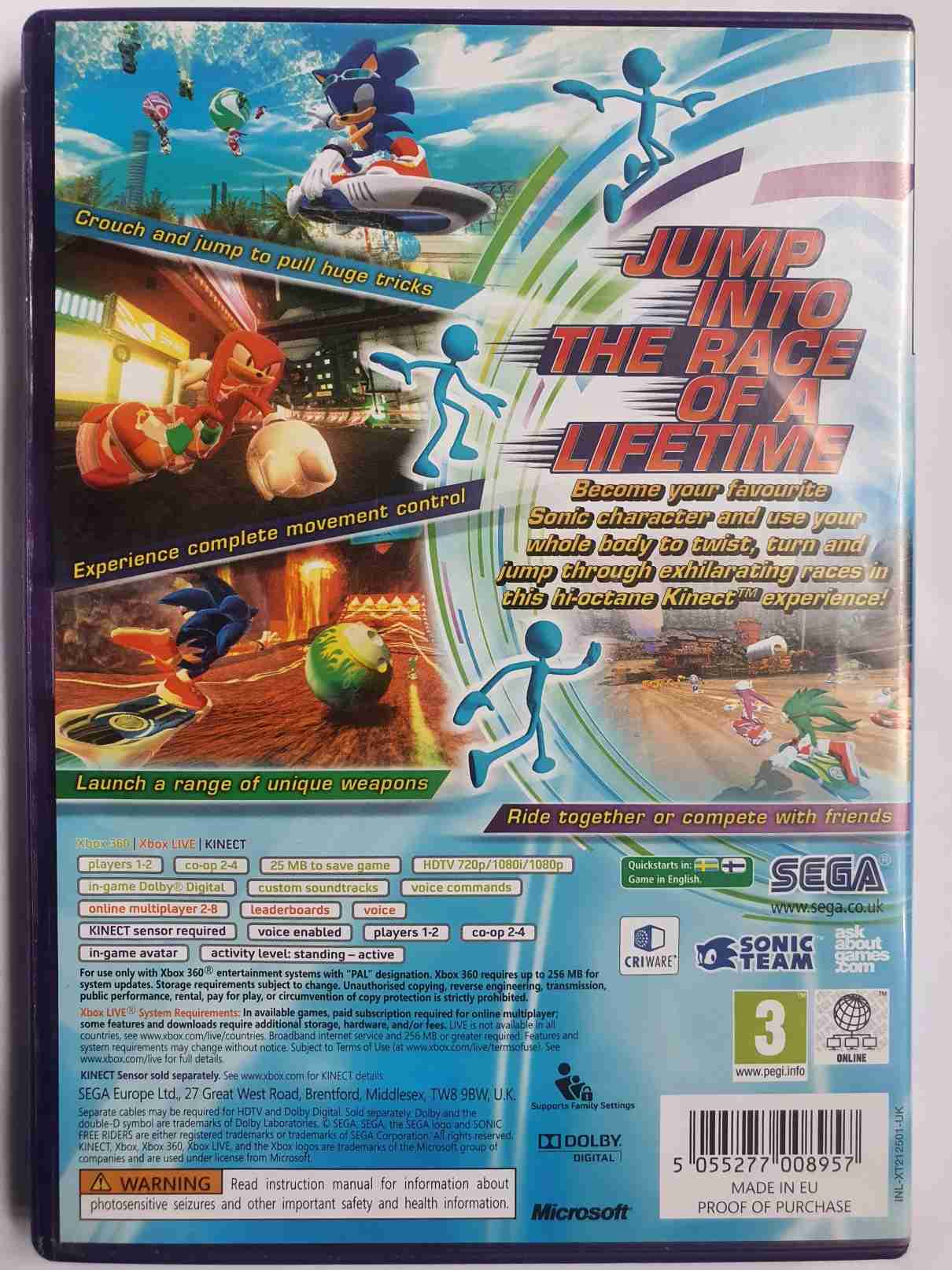 SONIC FREE RIDERS-EN-