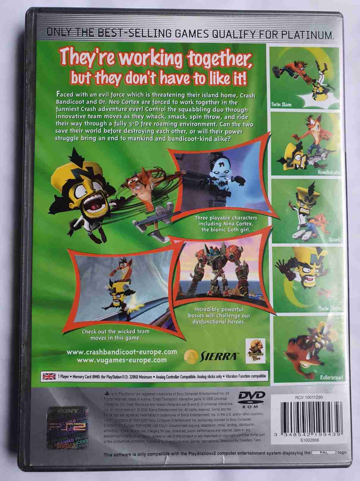 CRASH TWINSANITY-EN-PLATINUM