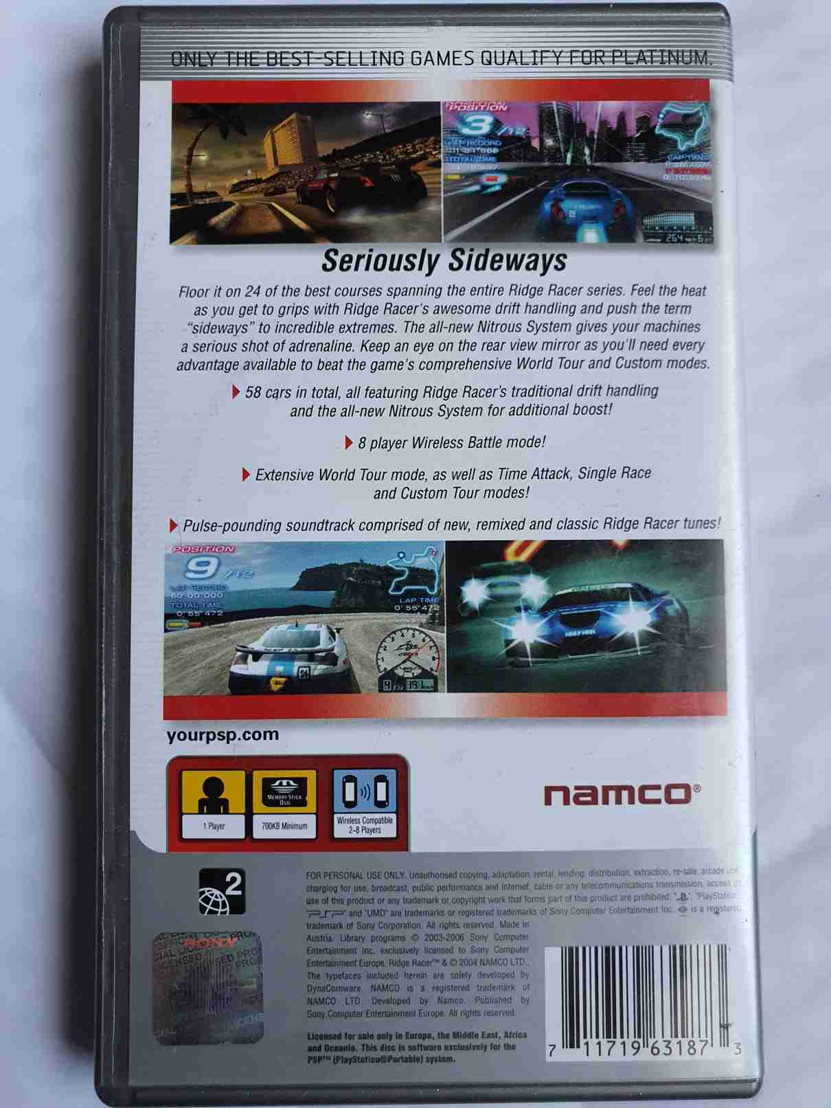 RIDGE RACER-EN-PLATINUM-