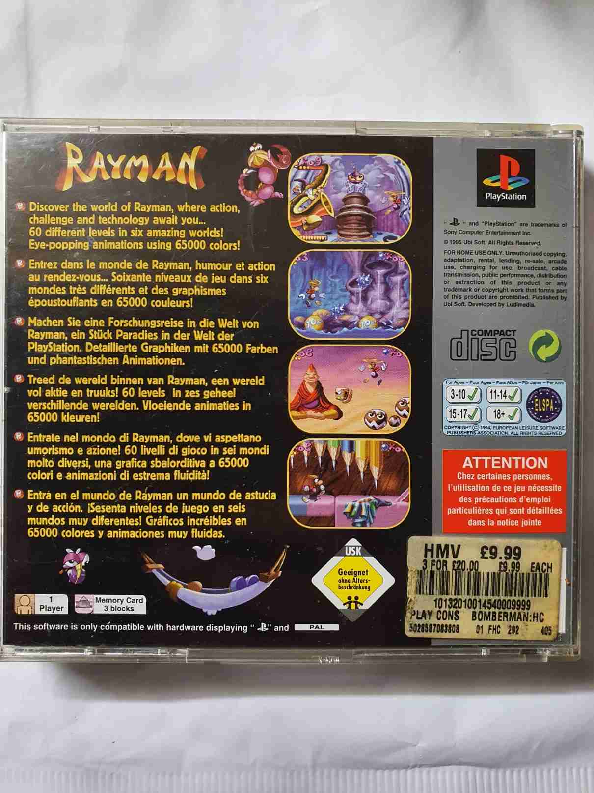 RAYMAN -EN- PLATINUM-