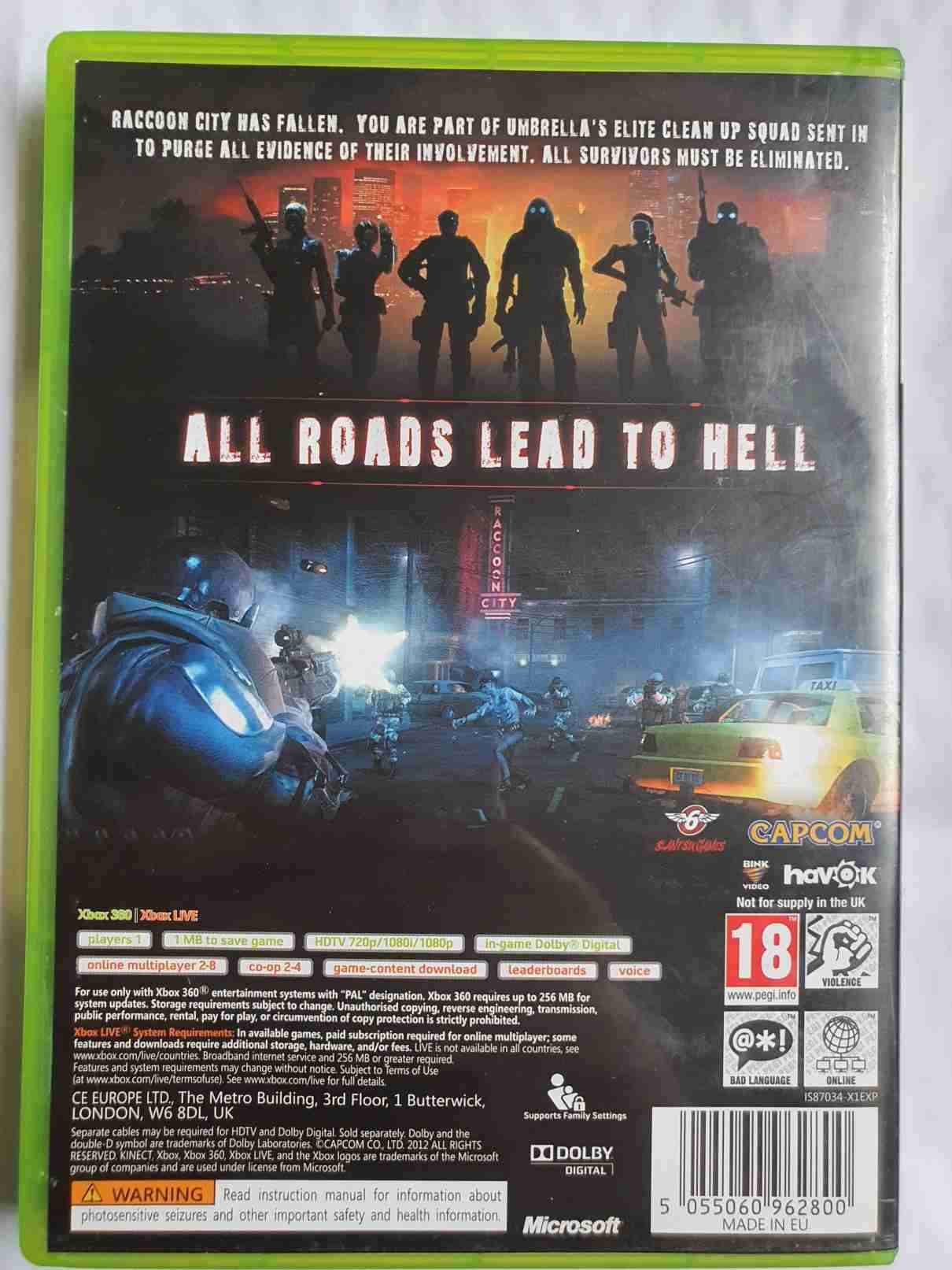 RESIDENT EVIL-OPERATION RACCOON CITY-EN-