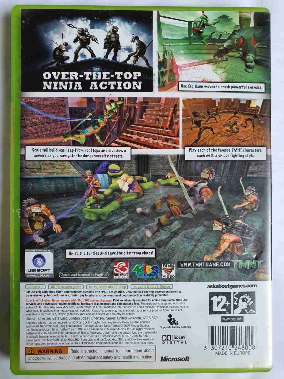 TMNT-TEENAGE MUTANT NINJA TURTLES-EN-