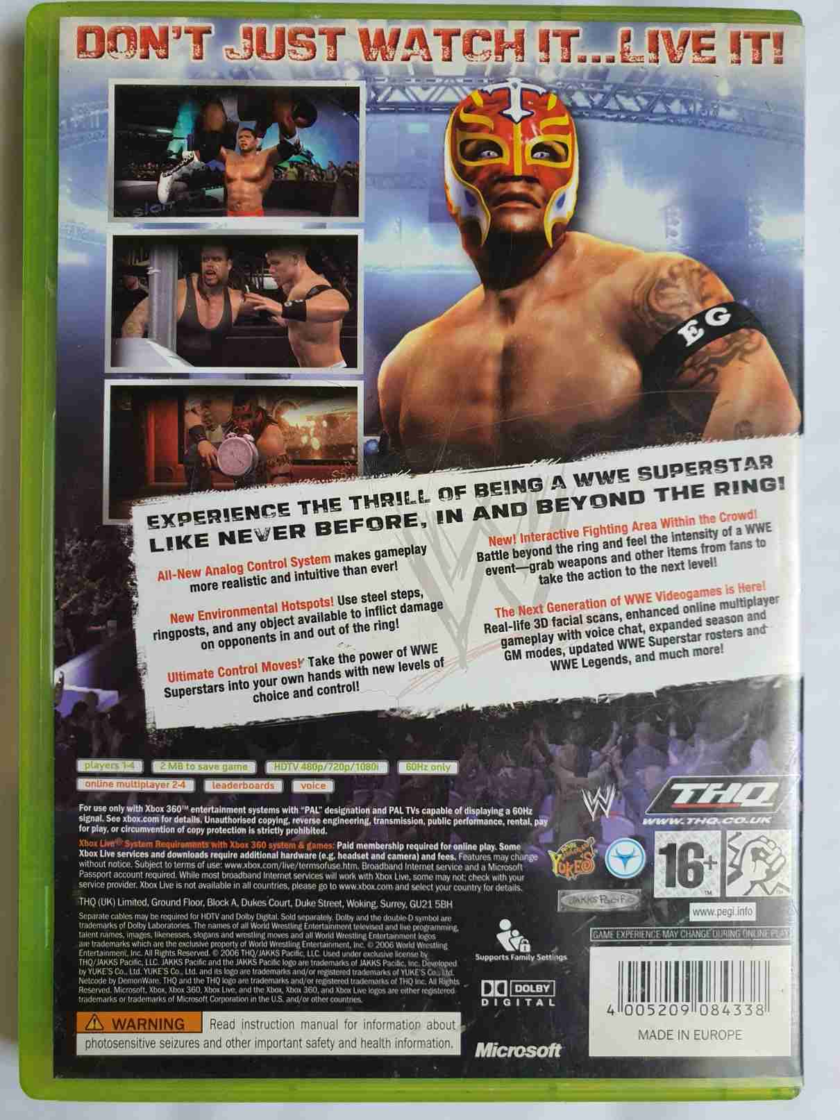 SMACK DOWN VS RAW 2007-EN-