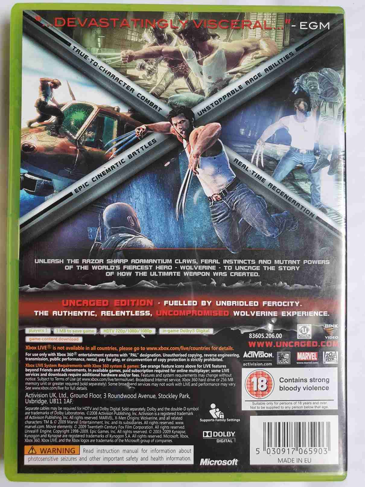 X-MEN ORIGINS WOLVERINE-EN-