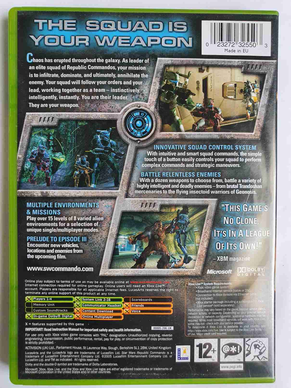 STAR WARS REPUBLIC COMMANDO-EN-