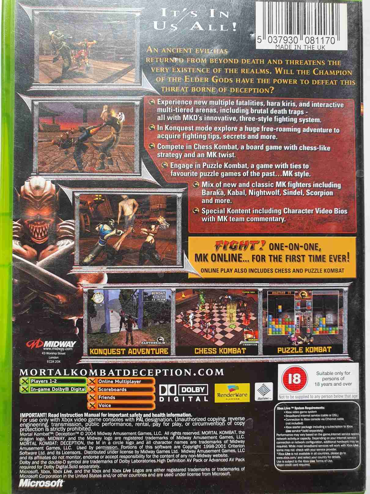 MORTAL KOMBAT - DECEPTION --EN--