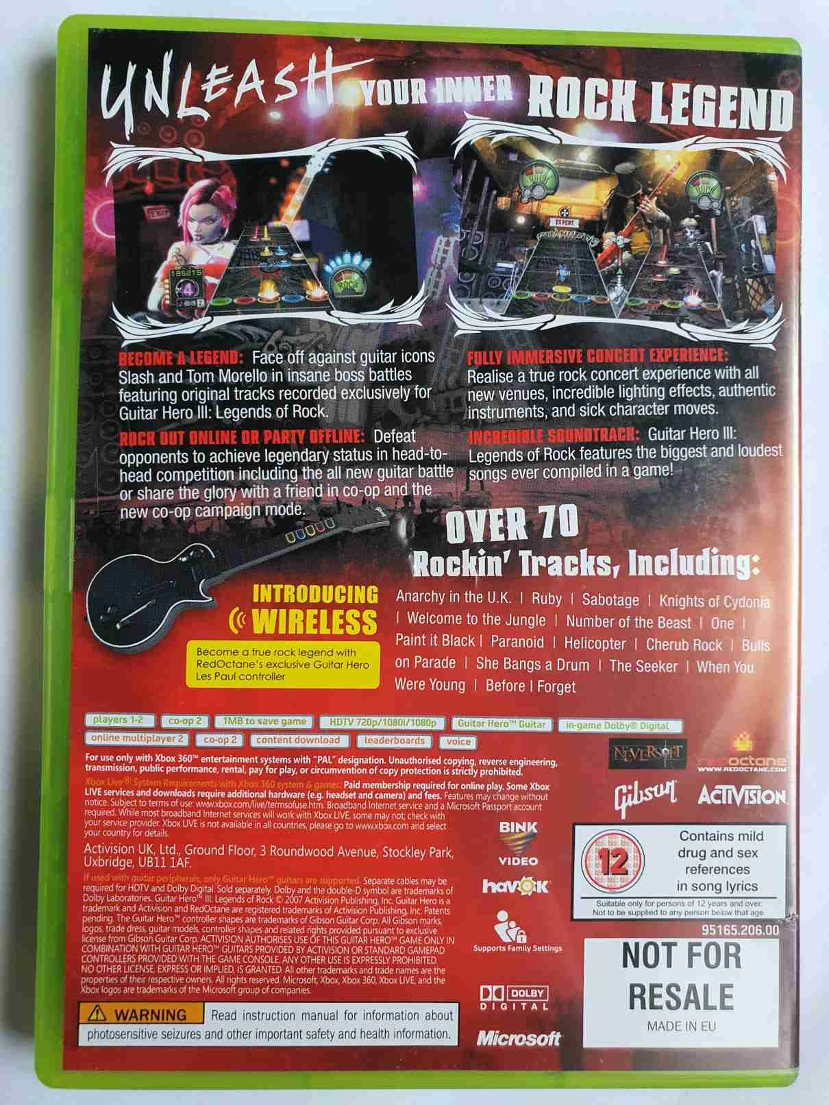 GUITAR HERO III-LEGENDS OF ROCK-EN-