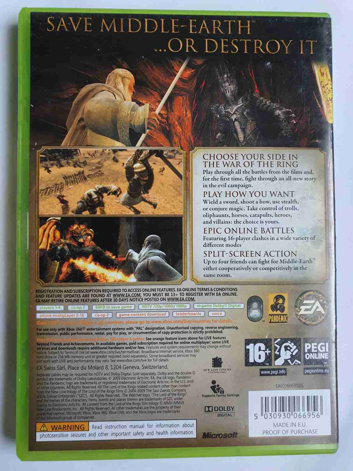 THE LORD OF THE RINGS CONQUEST-EN-