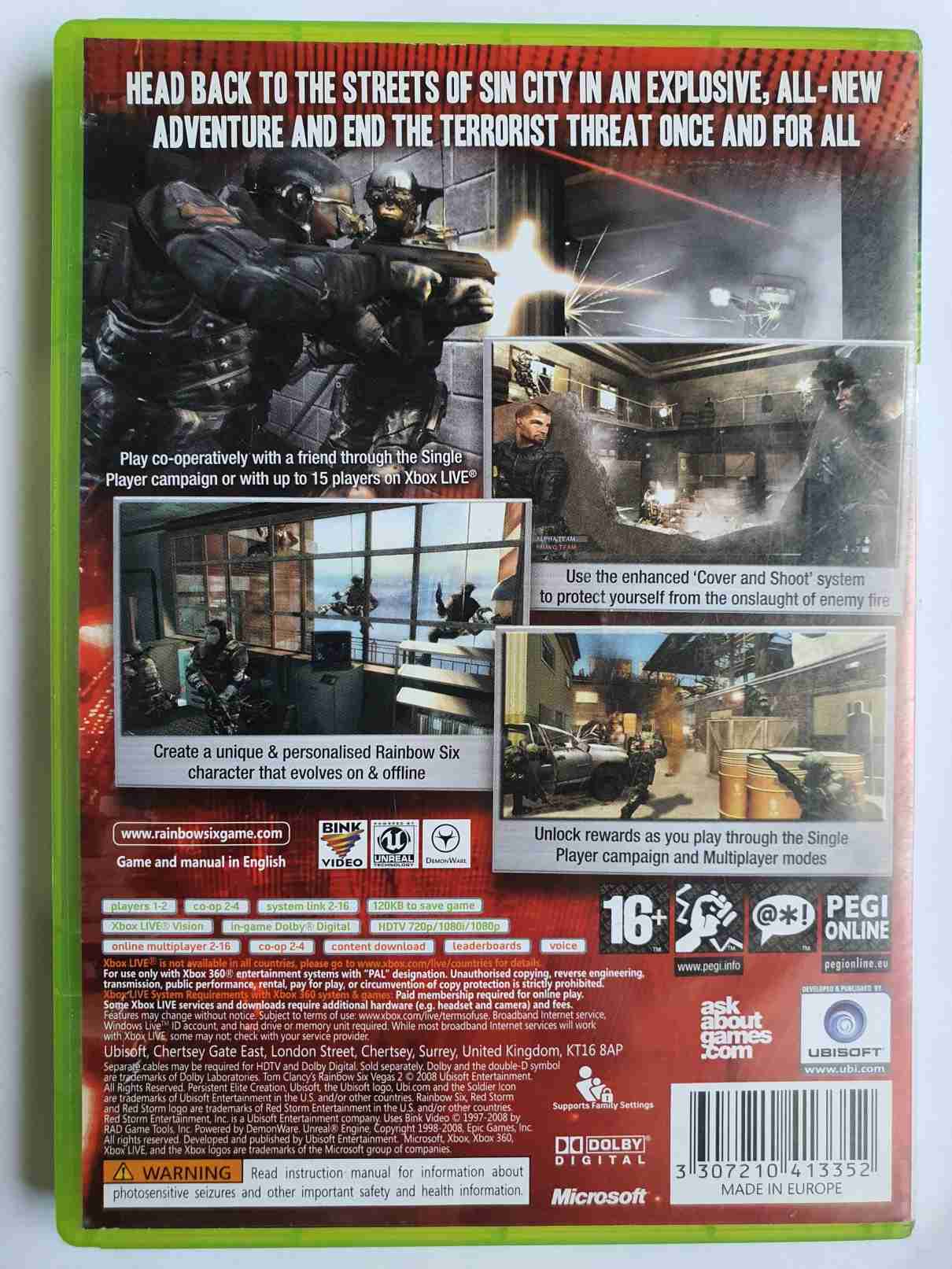 TOM CLANCY,S RAINBOW SIX VEGAS 2-EN-