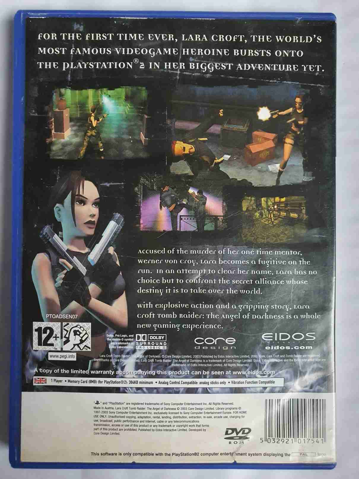 LARA CROFT TOMB RAIDER -THE ANGEL OF DARKNES -EN-