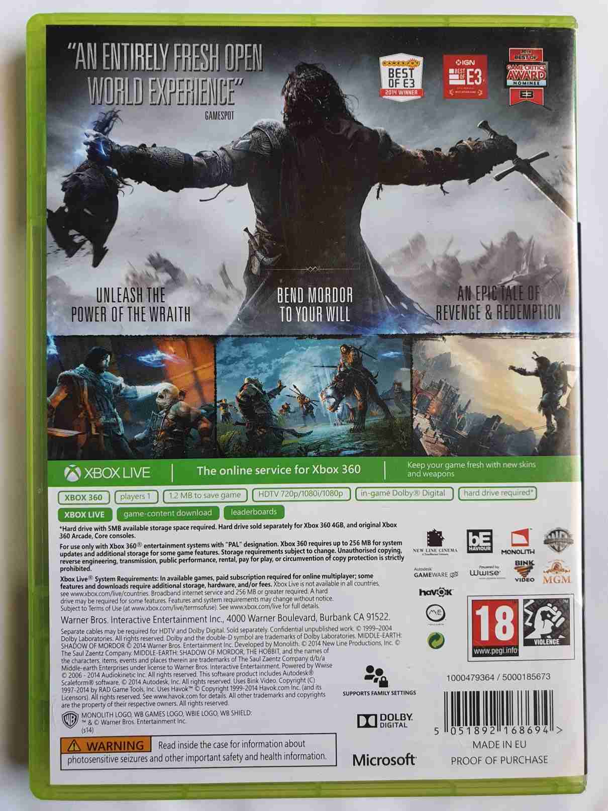 SHADOW OF MORDOR-EN-