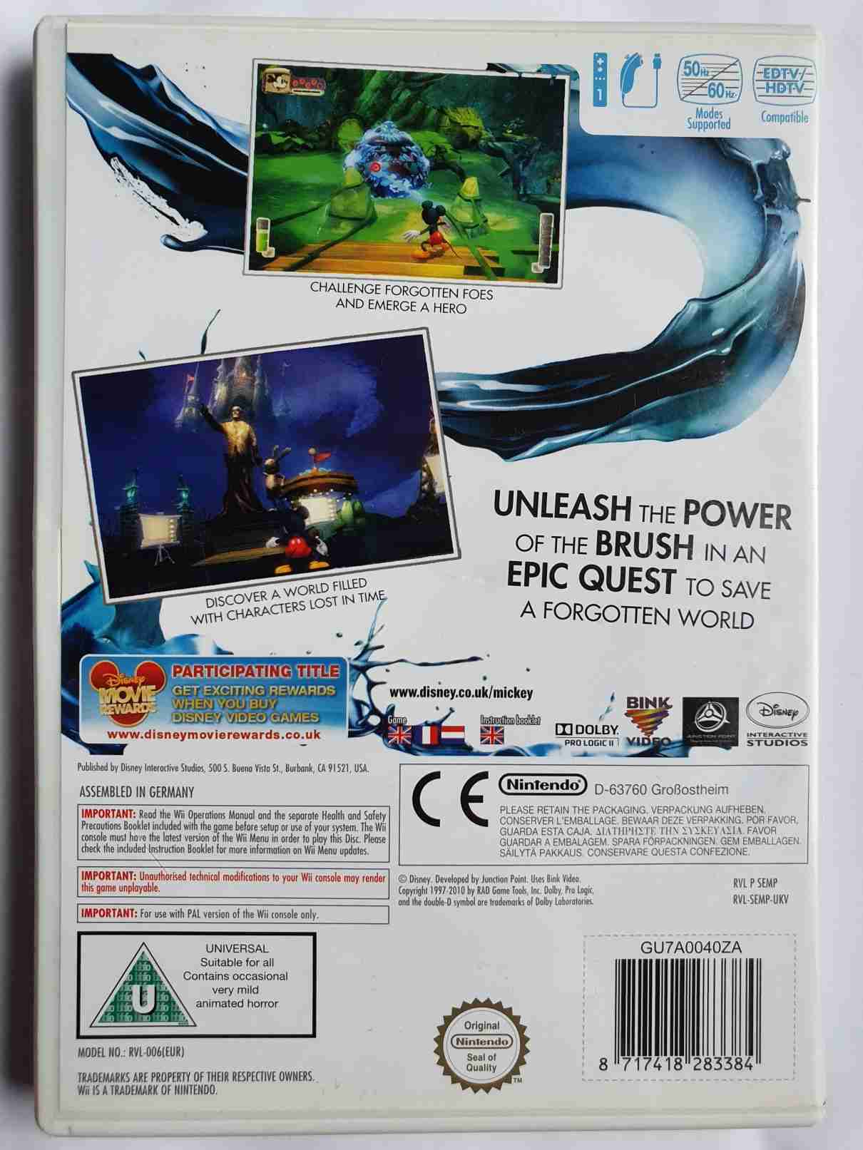 DISNEY EPIC MICKEY-EN-