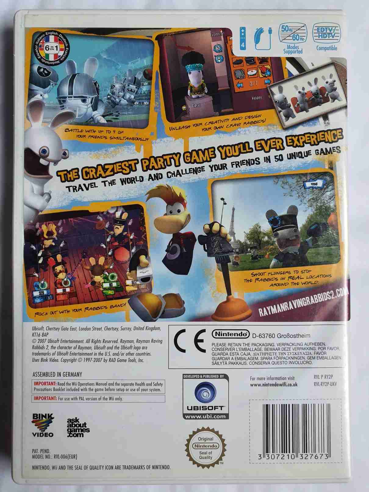 RAYMAN RAVING RABBIDS 2-EN-
