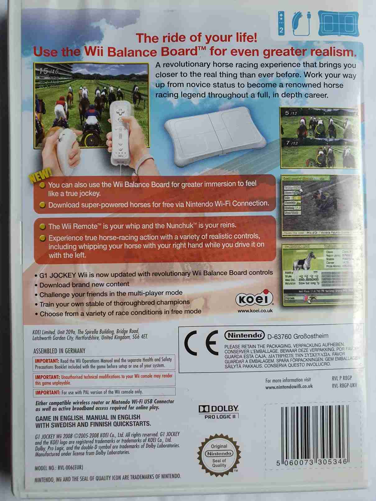 G 1 JOCKEY WII 2008-EN-