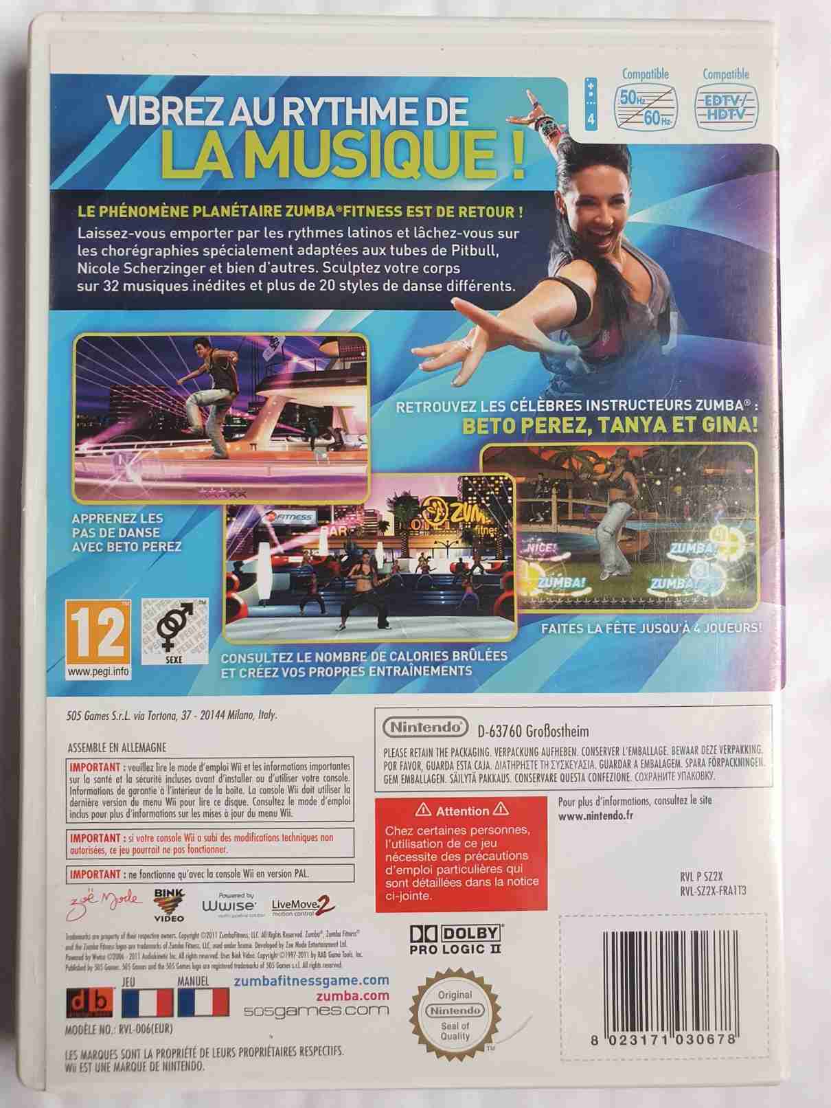 ZUMBA FITNESS 2-EN-