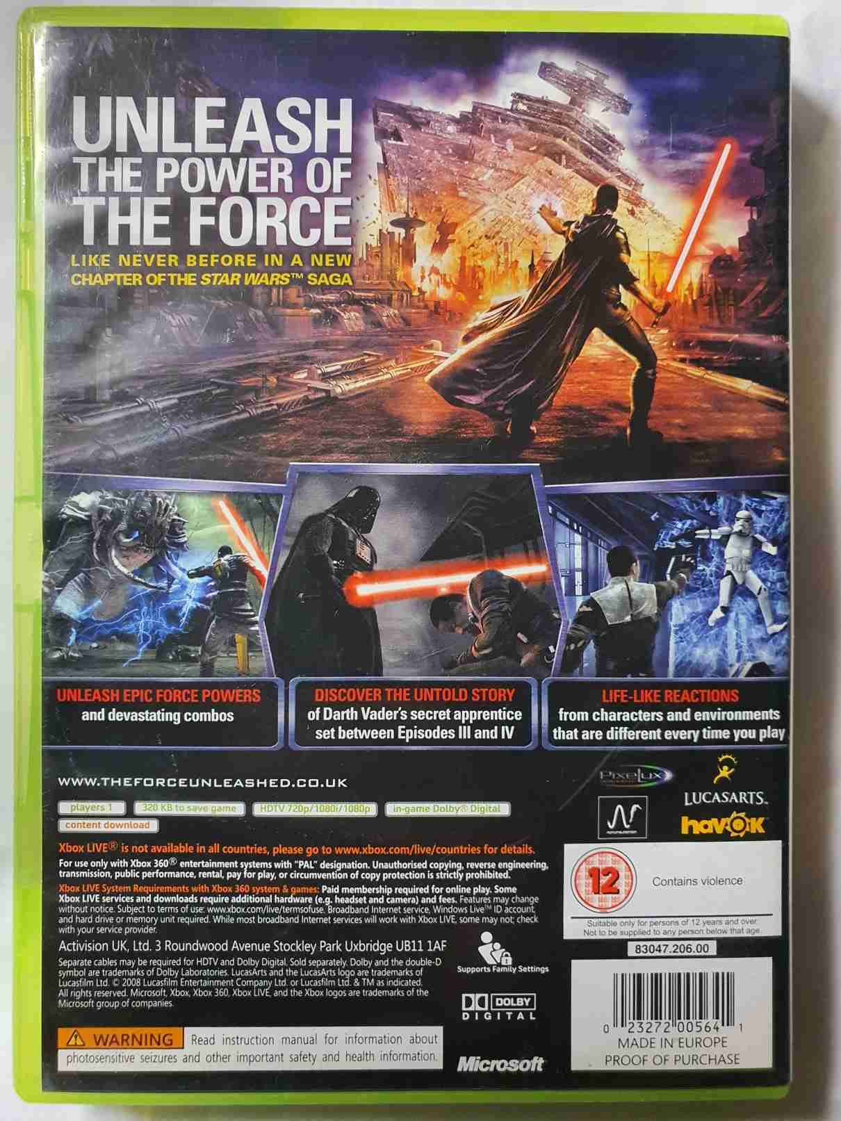 STAR WARS THE FORCE UNLEASHED-EN-