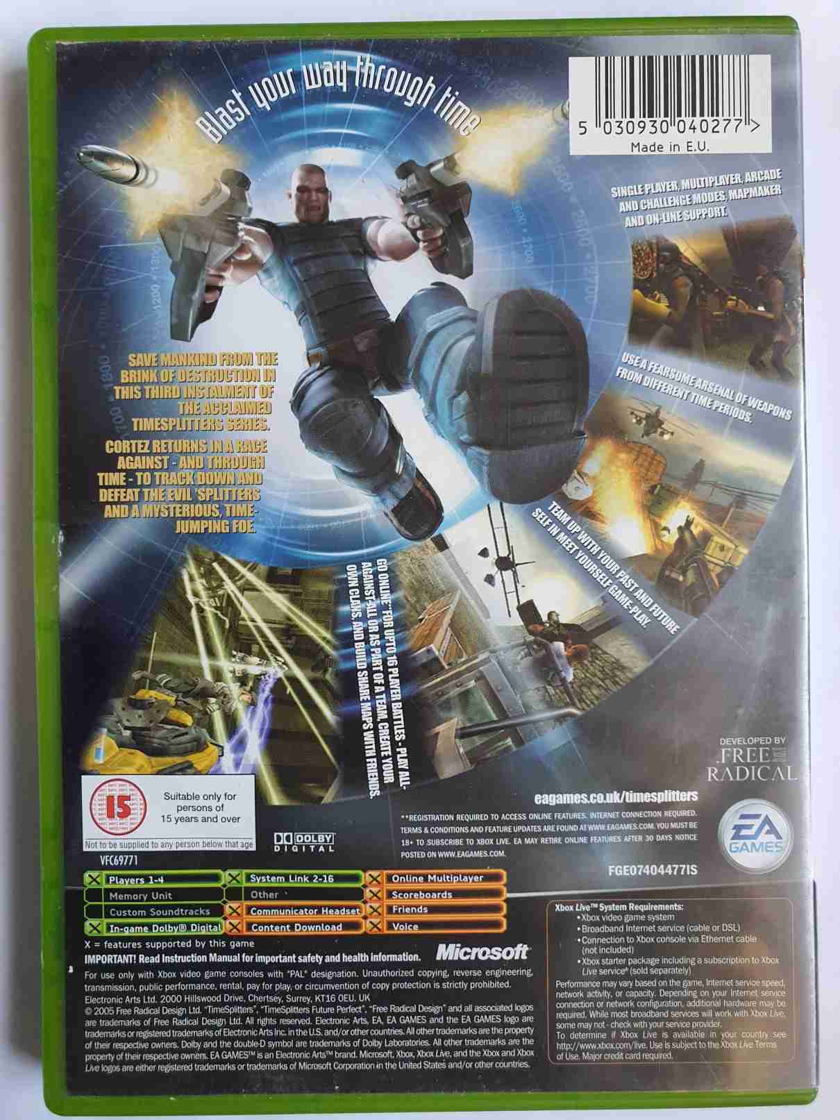 TIMESPLITTERS FUTURE PERFECT-EN- rezervace nezakupujte tenhle produkt 