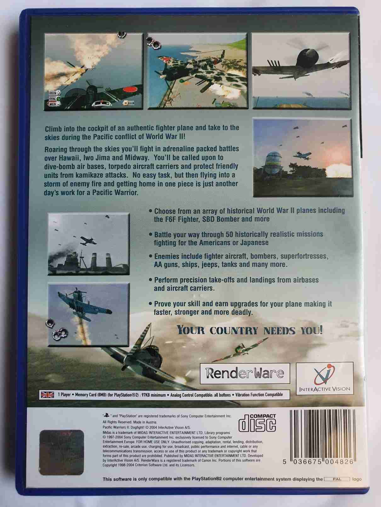 PACIFIC WARRIORS II-DOGFIGHT-EN-