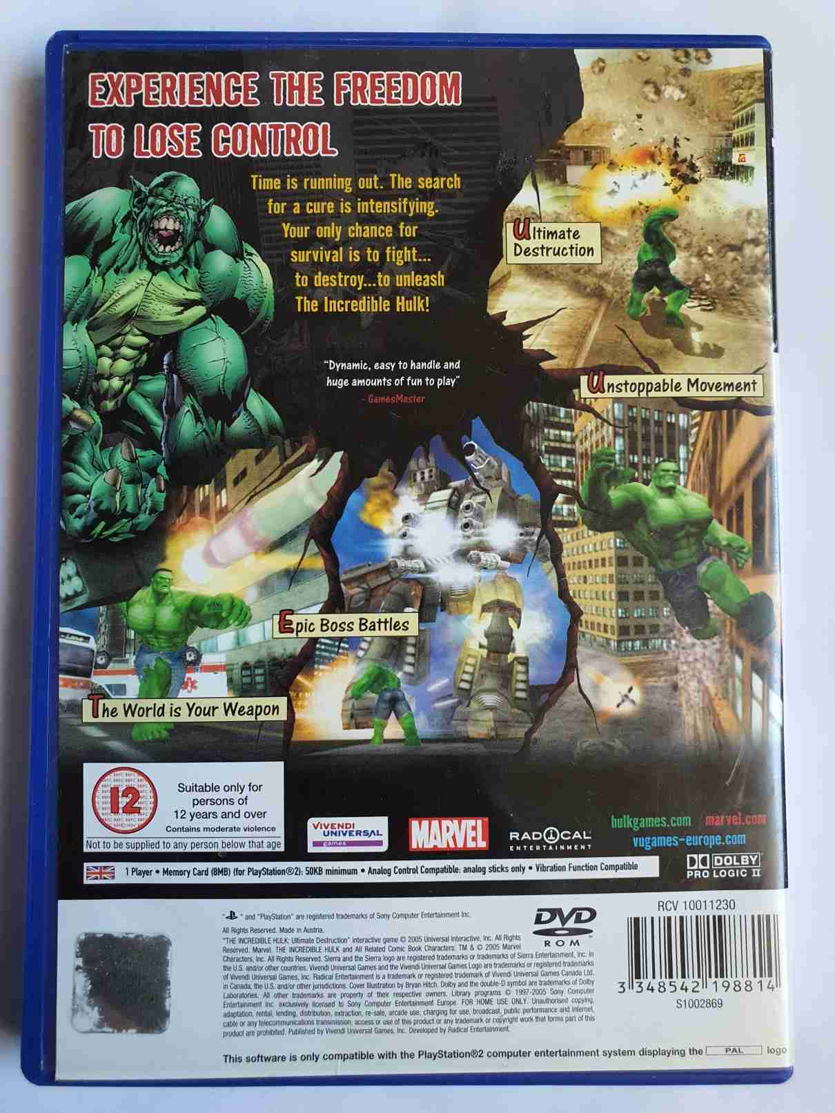THE INCREDIBLE HULK ULTIMATE DESTRUCTION-EN-