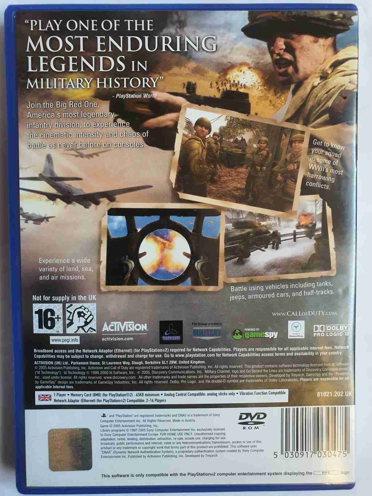 CALL OF DUTY 2-BIG RED ONE-EN-